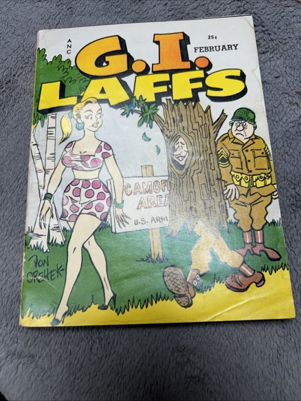 ANC G.I. Laffs #1 - 2 February 1957 Good Condition